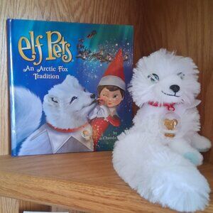 NEW ELF PETS "An Arctic Fox Tradition" - Book & Arctic Fox - NO BOX